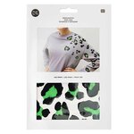 Ecussons thermocollants à repasser - Acid leo vert