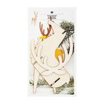 Décoration de Noël en bois - Renne en relief