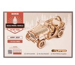 maquette en bois Jeep Willys