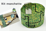 Kit bracelet manchette perle Miyuki 11/0 tissé Labyrinthe