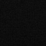 vidaXL Lit de jour avec gigogne et matelas noir 100x200 cm tissu