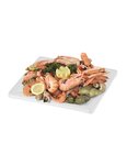 (lot   60 plateaux) plateau de fruits de mer carré 390x390x60mm