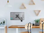 Onkron g120 support tv mural pour des téléviseurs ou moniteur pc de 13 à 34 pouces noir