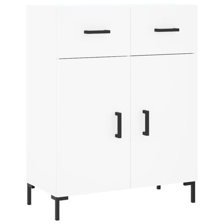 vidaXL Buffet blanc 69 5x34x90 cm bois d'ingénierie