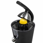 Princess presse-agrumes 160 w acier inoxydable noir mat