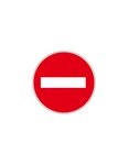 (PANNEAU D'INTERDICTION) Panneau d'interdiction - "NE pas obstruer"