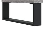 vidaXL Buffet haut Sonoma gris 34 5x34x180 cm Bois d'ingénierie