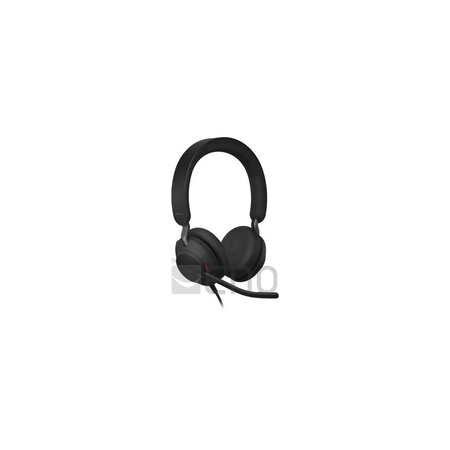 Jabra evolve2 40 casque pc stereo ecouteurs certifié microsoft teams à réduction du bruit avec technologie d`appel à 3 microphon