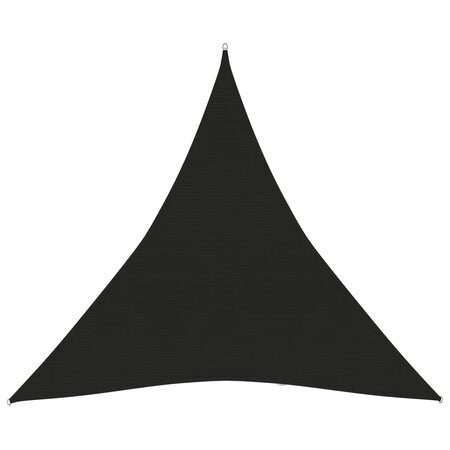 vidaXL Voile d'ombrage 160 g/m² Noir 4 5x4 5x4 5 m PEHD