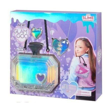 Glam Goo - GLAM Deluxe Pack slime pour créer des bijoux a paillettes et sac
