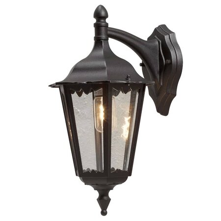 KONSTSMIDE Applique murale Firenze en bas Noir mat