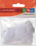 Ruban dentelle vague Blanc 15 mm x 5 m