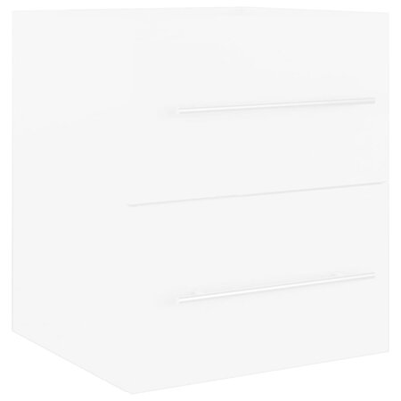 vidaXL Armoire d'évier Blanc 41x38 5x48 cm Aggloméré