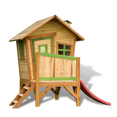 Axi maison pour enfants avec toboggan robin bois