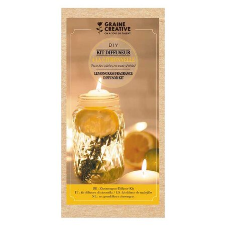 Kit DIY Diffuseur citronnelle anti-moustique