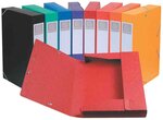 Boite de classement Cartobox Dos 25mm Carte lustrée Nature Future® Bleu EXACOMPTA