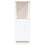 vidaXL Bibliothèque/Séparateur de pièce Blanc 80x25x70 cm Pin solide