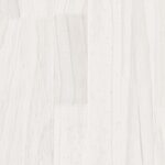 vidaXL Jardinières d'extérieur 2 Pièces Blanc 110x31x70 cm Bois de pin