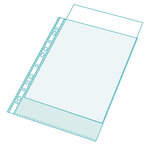 Sachet De 10 Pochettes Perforées Polypropylène Grainé Format Écolier - 17x22cm - X 10 - Exacompta