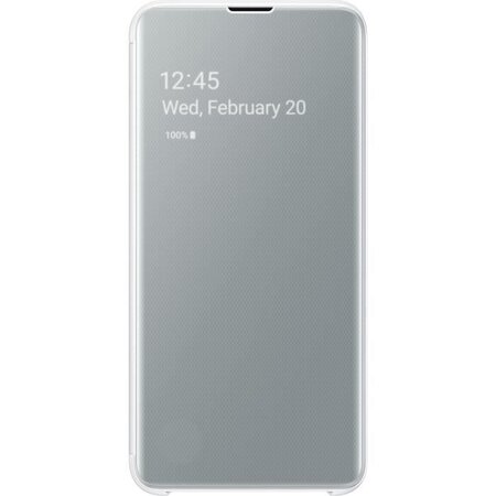 Samsung clear view cover s10e - blanc