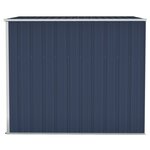 vidaXL Abri de jardin mural Anthracite 118x194x178 cm Acier