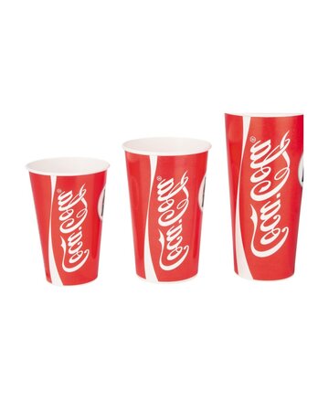 (lot   1000 gobelets) gobelet carton impression coca-cola® 40cl