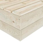 vidaXL Salon de jardin palette 10 Pièces avec coussins Épicéa imprégné