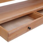 vidaXL Meuble TV 120 x 30 x 40 cm Bois d'acajou massif