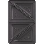 Tefal accessoires xa800212 lot de 2 plaques croque triangle snack collection