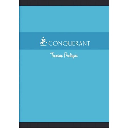 Cahier travaux pratiques 48 pages (24 seyès 70 g + 24 dessin 120 g)  format 21 x 29 7 cm CONQUERANT