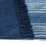 vidaXL Tapis Kilim Coton 160 x 230 cm avec motif Bleu