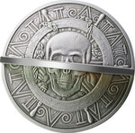 Pièce de monnaie en argent 5 dollars g 62.2 (2 oz) millésime 2023 three-dimensional pirate ship 3d