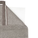Tapis en laine gris  à franges - 170 x 240 cm