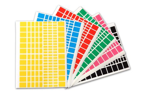 Gommettes Rectangle x 2 592