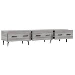 vidaXL Meuble TV sonoma gris 150x36x30 cm bois d'ingénierie