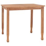 vidaXL Ensemble de salle à manger de jardin 5 Pièces Bois de teck solide