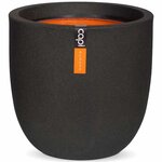 Capi Jardinière Urban Smooth 43 x 41 cm Noir KBL933