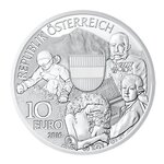 Pièce de monnaie 10 euro Autriche 2016 argent BE – Autriche