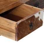 vidaXL Table basse Bois massif de Sesham 90 x 50 x 35 cm