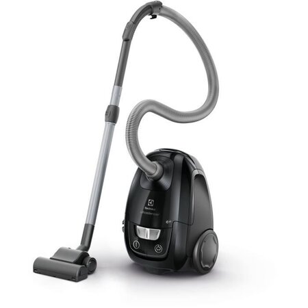 ELECTROLUX EUSC64-EB - Aspirateur traineau avec sac - silencieux 68db - 3,5L - rayon XXL 12m - brosse parquet - Noir