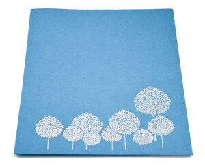 PAPERTREE ARANIA Lot de 5 Pochettes (A4) Turquoise