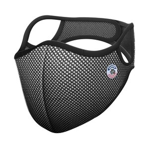 Masque anti-pollution FFP2 noir & blanc taille XL (homme)
