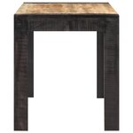 vidaXL Table de salle à manger 140x70x76 cm Bois de manguier brut