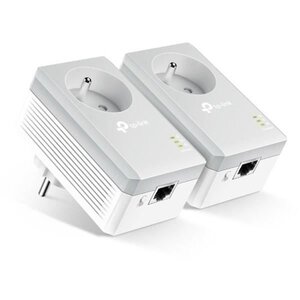 TP-LINK Kit de 2 CPL 600 Mbps - 1 Port Ethernet et Prise Intégrée