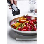 SITRAM Batterie de cuisine 10 pièces 16-18-20-24-28cm + 2 pinces amovibles tous feux dont induction