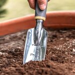 Transplantoir pour jardinage - Suan - En acier - Dimensions : 31 x 5 5 cm