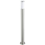 Smartwares Borne d'éclairage de jardin 20 W Chrome 110 cm RX1010-110