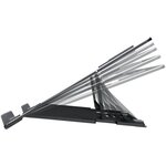 COOLER MASTER Ergostand Air Black - Support ventilé pour ordinateur portable inclinable jusqu'a 15'' (MNX-SSEK-NNNNN-R1)