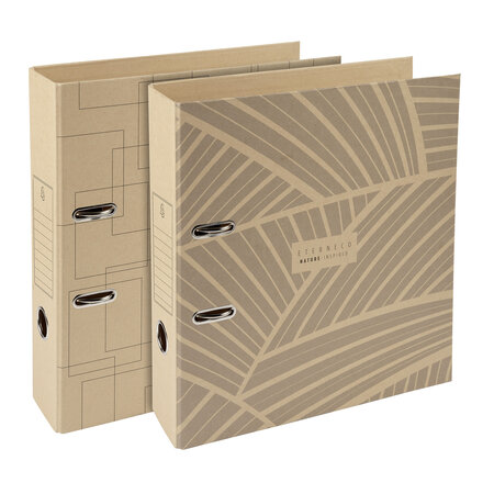 Classeur à levier cartonné exacompta eterneco a4 - dos 7 cm - lot de 10