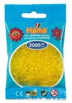 2 000 perles mini (petites perles Ø2 5 mm) jaune transparent